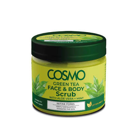 Cosmo Green Tea Face & Body Scrub